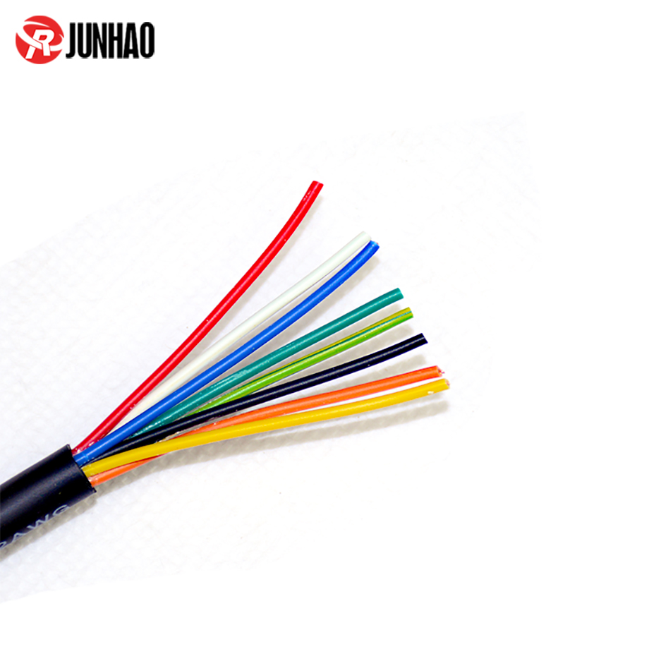 Flexible 24AWG 8 Core 6.8mm cable, PVC Insulated Cable 1
