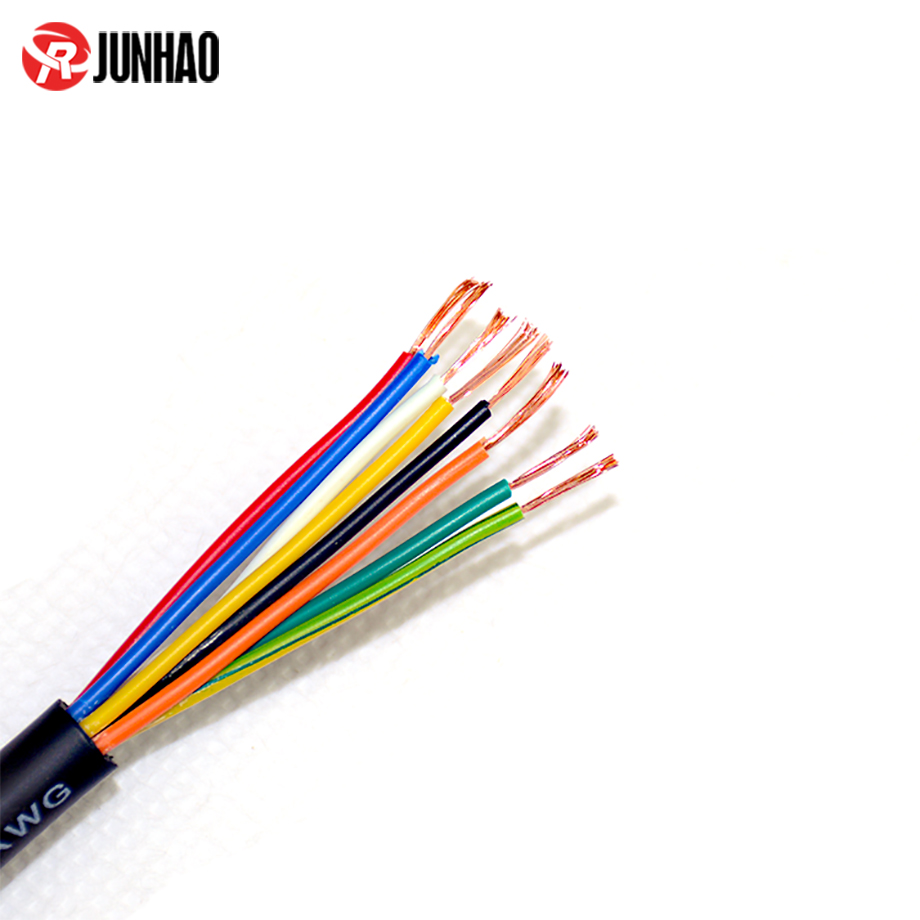 Flexible 24AWG 8 Core 6.8mm cable, PVC Insulated Cable 2