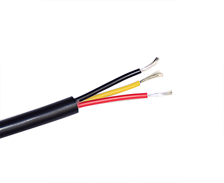 3 core sulicone cable 5.0mm