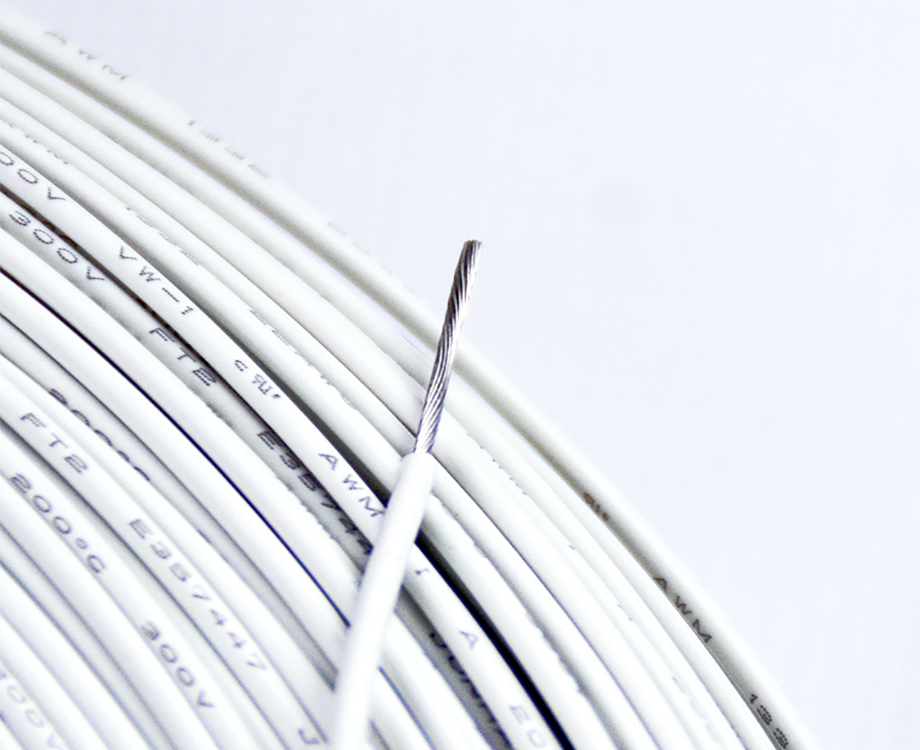 300V FEP Insulated Wire UL1332 Cable 22 awg, Dongguan Hook Up Wire 200C 1