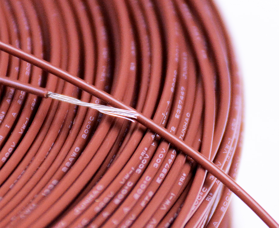 300V FEP Insulated Wire UL1332 Cable 22 awg, Dongguan Hook Up Wire 200C 3