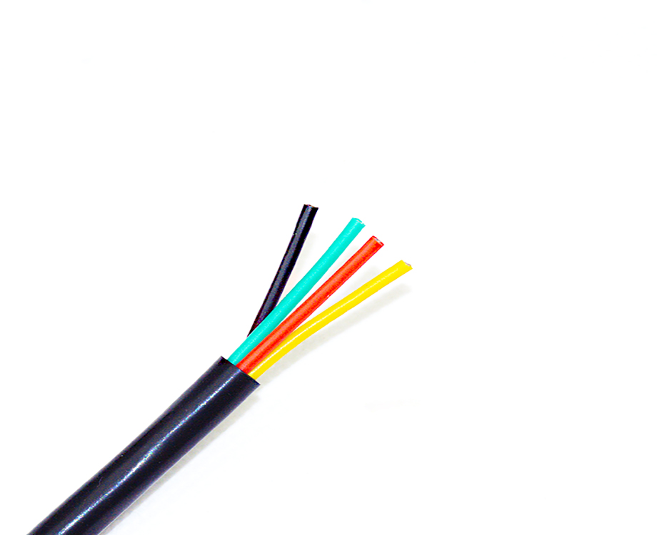 4 Core Silicone Insulation High Temp Wire 0.5mm2 1