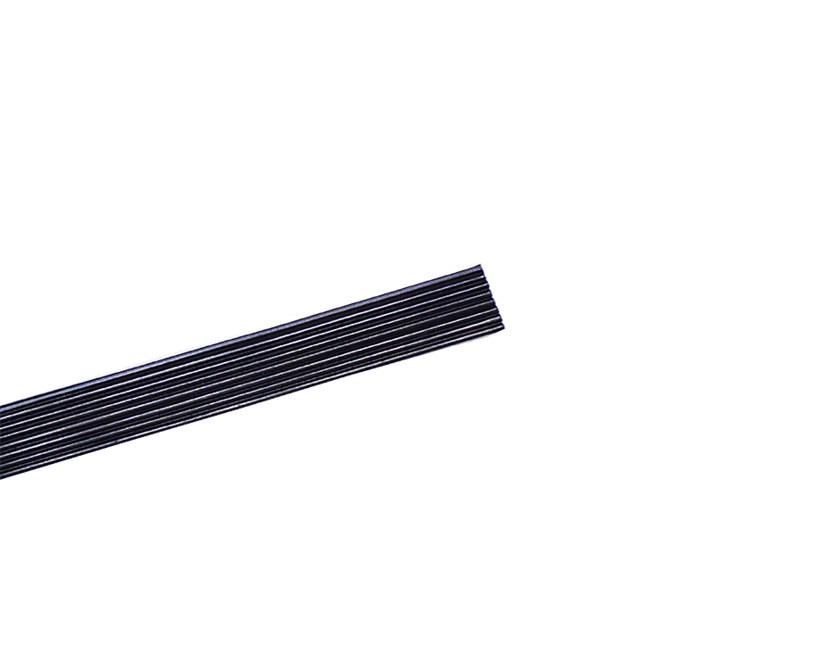 8 Pin Silicone Rubber Flat Ribbon Cable 24 awg 1