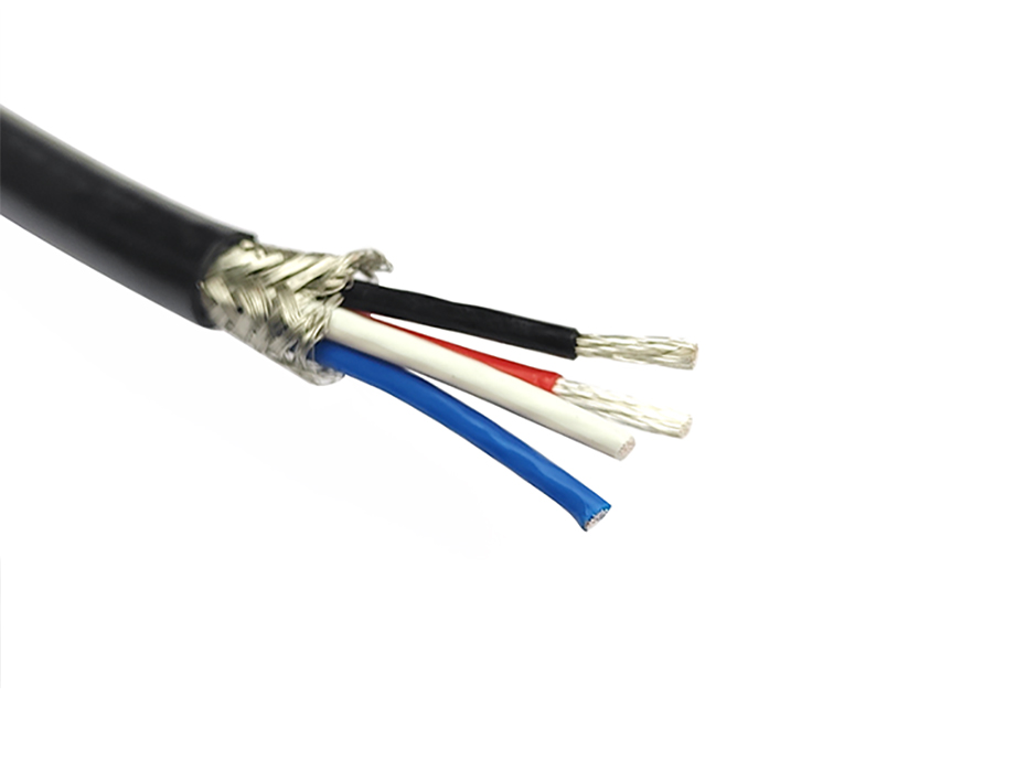 4 core silver shield cable 6.2mm