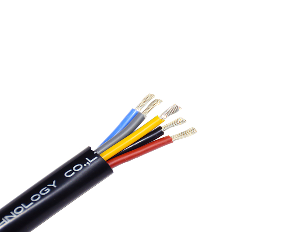 5 Core Silicone Rubber Insulated 2.5mm2 Cable Wire, 16mm Solar Cable 1